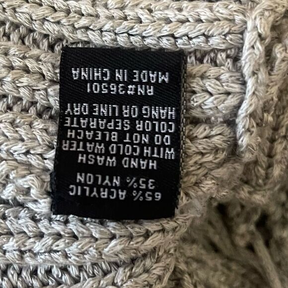 Crochet gray sweater   - Picture 4 of 5